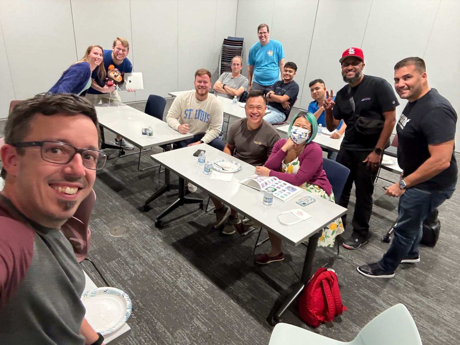 STL Swift members gathered after a meetup